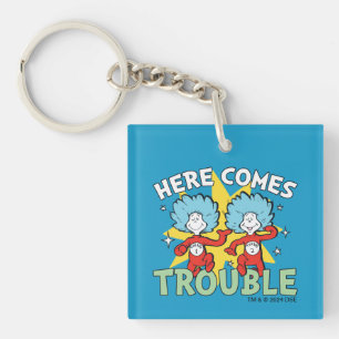 Dr. Seuss   Ding Eins Ding Zwei Ärger Kommt Schlüsselanhänger