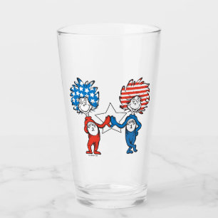 Dr. Seuss   Ding Eins Ding Zwei Patriotisches Graf Glas