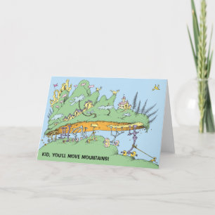 Dr. Seuss Du wirst Berge versetzen! Karte