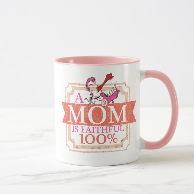 Dr. Seuss | Eine Mama ist zu 100% erschöpft Tasse (Rechts)