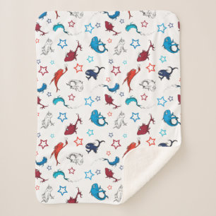 Dr. Seuss Eins Fisch Zwei Fische Sternmuster Sherpadecke