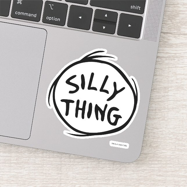 Dr. Seuss | Eins - Zwei - Alberne Dinge Aufkleber (Detail)