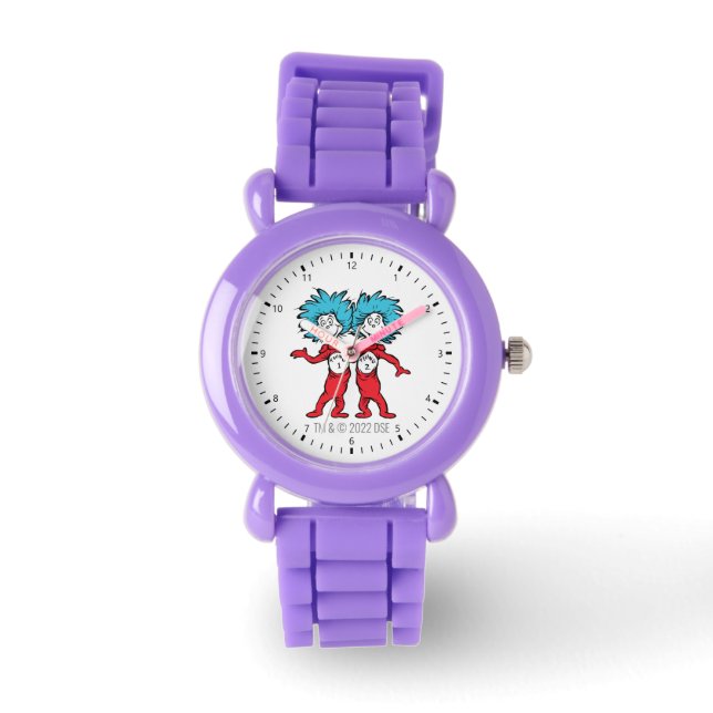 Dr. Seuss | Eins zwei Dinge Stehend Armbanduhr (Vorderseite)