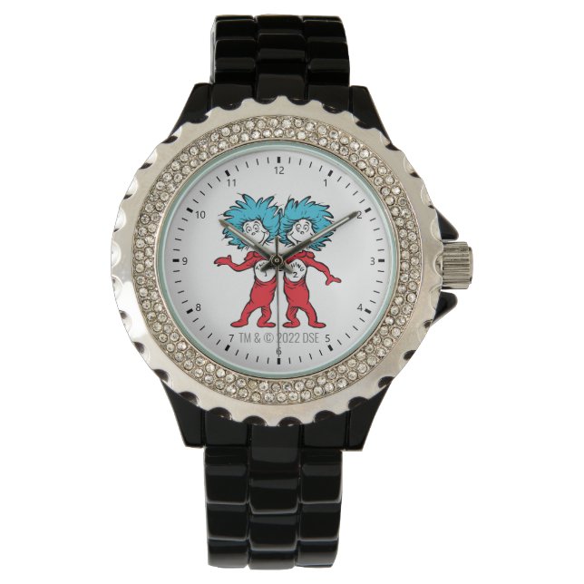 Dr. Seuss | Eins zwei Dinge Stehend Armbanduhr (Vorderseite)
