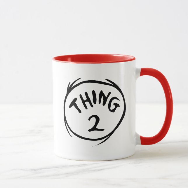 Dr. Seuss | Eins - Zwei Dinge Tasse (Rechts)