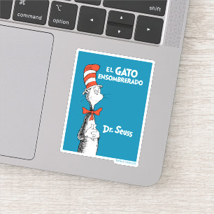 Dr. Seuss El Gato Ensombrerado Español Aufkleber