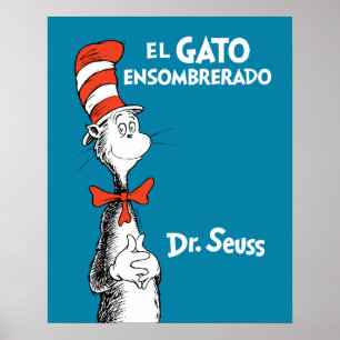 Dr. Seuss El Gato Ensombrerado Español Poster