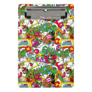 Dr. Seuss   Farbiges Muster Mini Klemmbrett