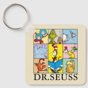 Dr. Seuss Geschichten Grafik Schlüsselanhänger