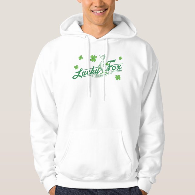 Dr. Seuss | Glücklicher Fox in seinen irischen Soc Hoodie (Vorderseite)