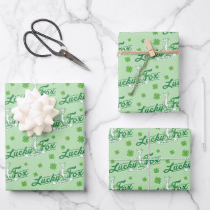 Dr. Seuss Glücklicher Fuchs in seinen irischen S Geschenkpapier Set