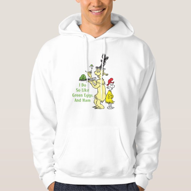 Dr. Seuss Green Eggs and | Friend & Sam-I-Am Hoodie (Vorderseite)