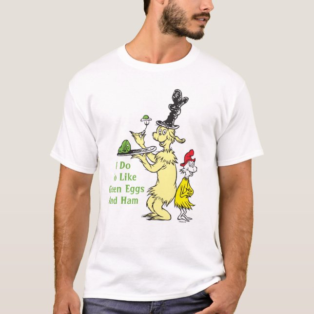 Dr. Seuss Green Eggs and | Friend & Sam-I-Am T-Shirt (Vorderseite)