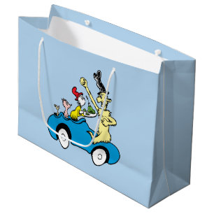 Dr. Seuss Green Eggs and Ham Charaktere im Auto Große Geschenktüte