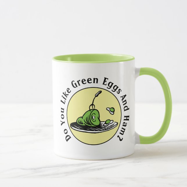 Dr. Seuss | Green Eggs and Ham Icon Tasse (Rechts)