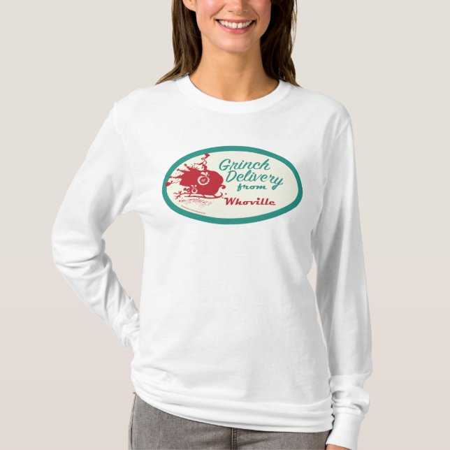 Dr. Seuss | Grinch Delivery von Who-ville T-Shirt (Vorderseite)