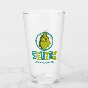 Dr. Seuss Grinch Gruß Glas