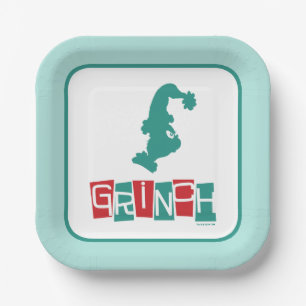 Dr. Seuss Grinch - Rot & Grün Pappteller
