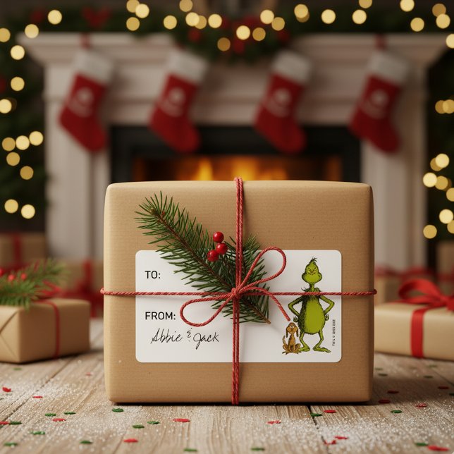 Dr. Seuss Grinch und Max Weihnachts-Geschenkanhäng (Von Creator hochgeladen)