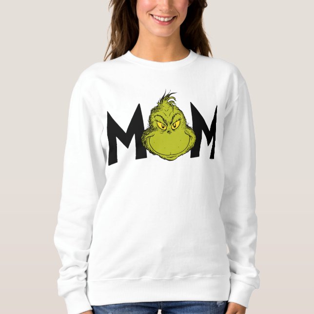 Dr. Seuss | Grinch Winter Geburtstag Mama Sweatshirt (Vorderseite)