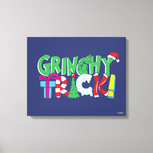 Dr. Seuss   Grinchy Trick Leinwanddruck