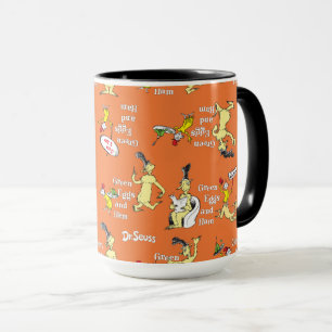 Dr. Seuss Grüne Eier mit Schinken Charakter-Muster Tasse