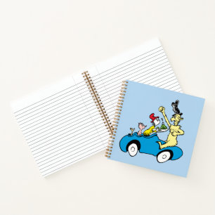 Dr. Seuss Grüne Eier mit Schinken Charaktere im Au Notizbuch