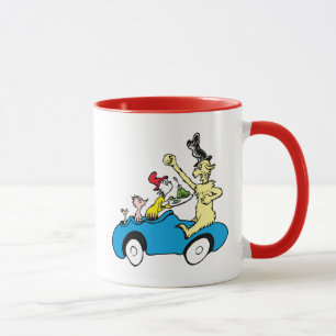 Dr. Seuss Grüne Eier mit Schinken Charaktere im Au Tasse