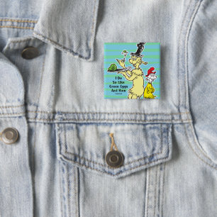 Dr. Seuss Grüne Eier mit Schinken Freund & Sam Button