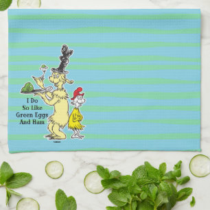 Dr. Seuss   Grüne Eier mit Schinken   Freund & Sam Geschirrtuch