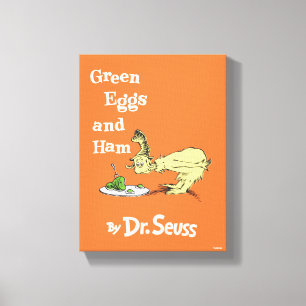 Dr. Seuss   Grüne Eier mit Schinken Leinwanddruck