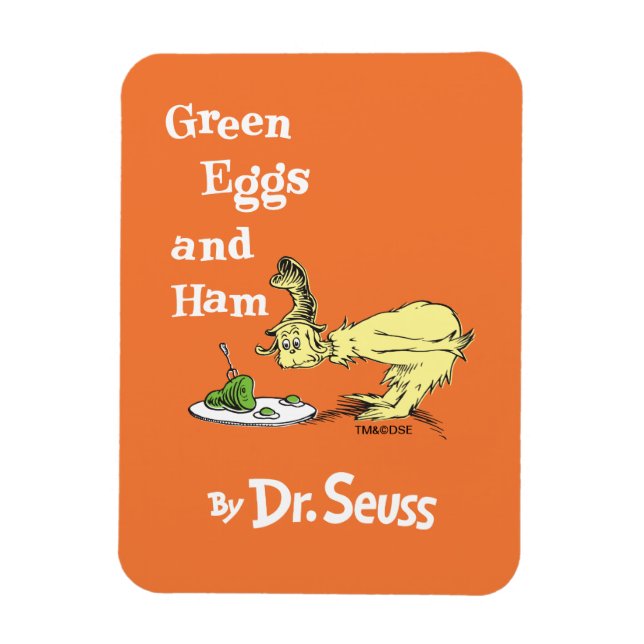 Dr. Seuss | Grüne Eier mit Schinken Magnet (Vertikal)