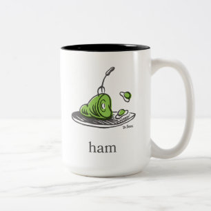 Dr. Seuss Grüne Eier mit Schinken Zweifarbige Tasse