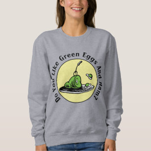Dr. Seuss   Grüne Eier und Schinken Icon Sweatshirt
