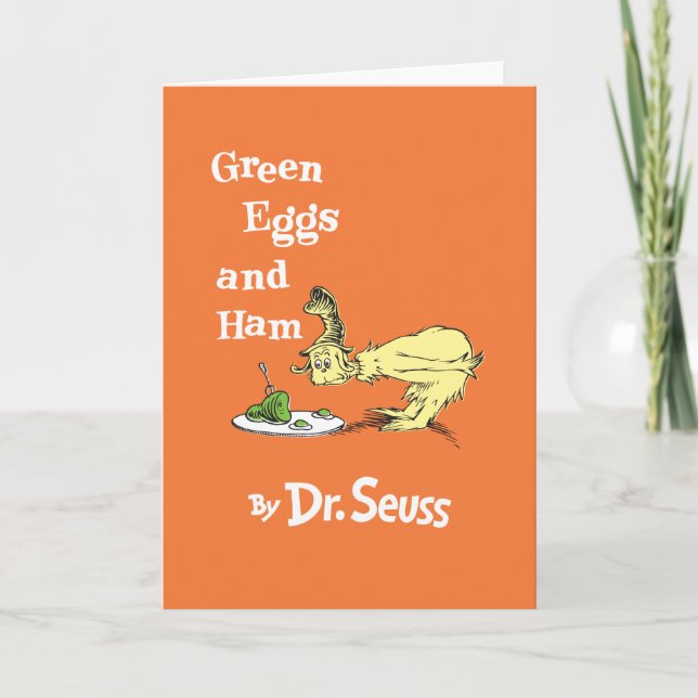 Dr. Seuss | Grüne Eier und Schinken Karte (Vorderseite)