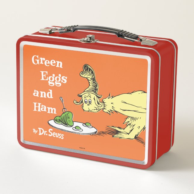 Dr. Seuss | Grüne Eier und Schinken Metall Brotdose (Vorderseite)
