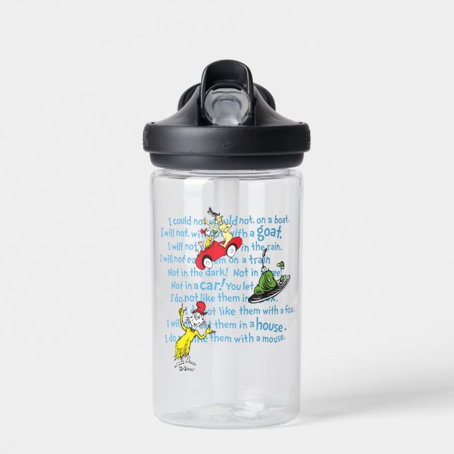 Dr. Seuss | Grüne Eier und Schinken Storybook Must Trinkflasche (Vorne)