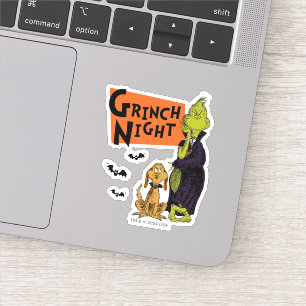 Dr. Seuss Halloween Grinch Nacht Grafik Aufkleber