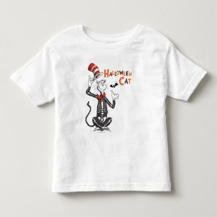 Dr. Seuss Halloween-Katze im Hut Kleinkind T-shirt