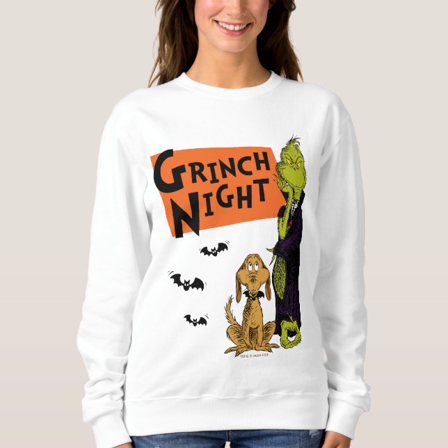 Dr. Seuss | Hallowen Grinch Night Graphic Sweatshirt (Vorderseite)