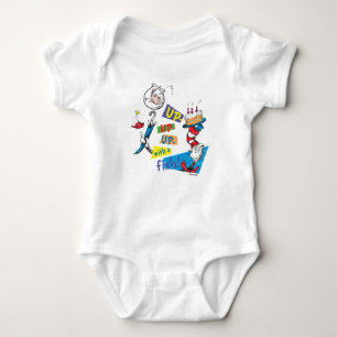 Dr. Seuss   Hoch, hoch, hoch mit einem Fisch Baby Strampler