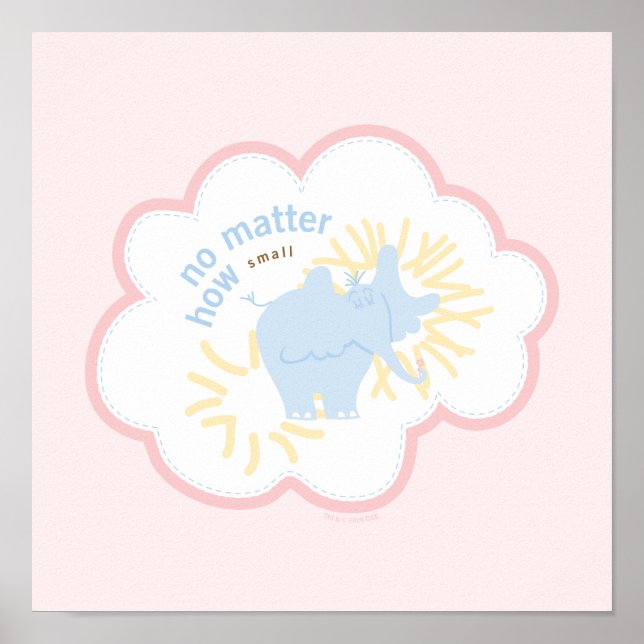 Dr. Seuss Horton | Egal wie klein Poster (Vorne)