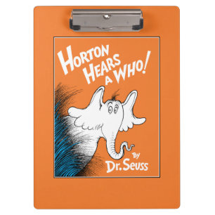 Dr. Seuss   Horton hört A Who the Book Klemmbrett