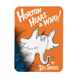 Dr. Seuss Horton hört A Who the Book Magnet