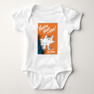 Dr. Seuss Horton hört ein Hu! Das Buch Baby Strampler