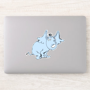 Dr. Seuss Horton Seitenblick Aufkleber