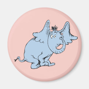 Dr. Seuss Horton Seitenblick Magnet