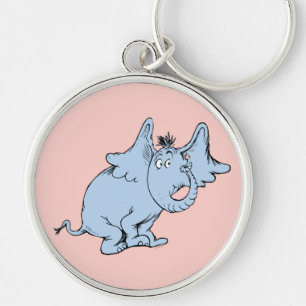 Dr. Seuss Horton Seitenblick Schlüsselanhänger