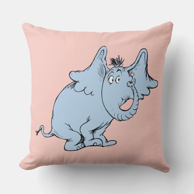 Dr. Seuss | Horton Side Look Kissen (Vorderseite)
