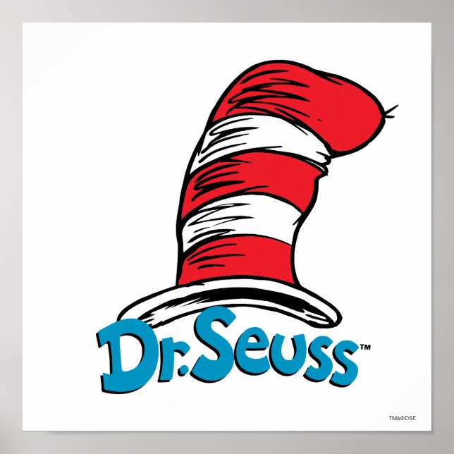 Dr. Seuss Hut-Logo Poster (Vorne)